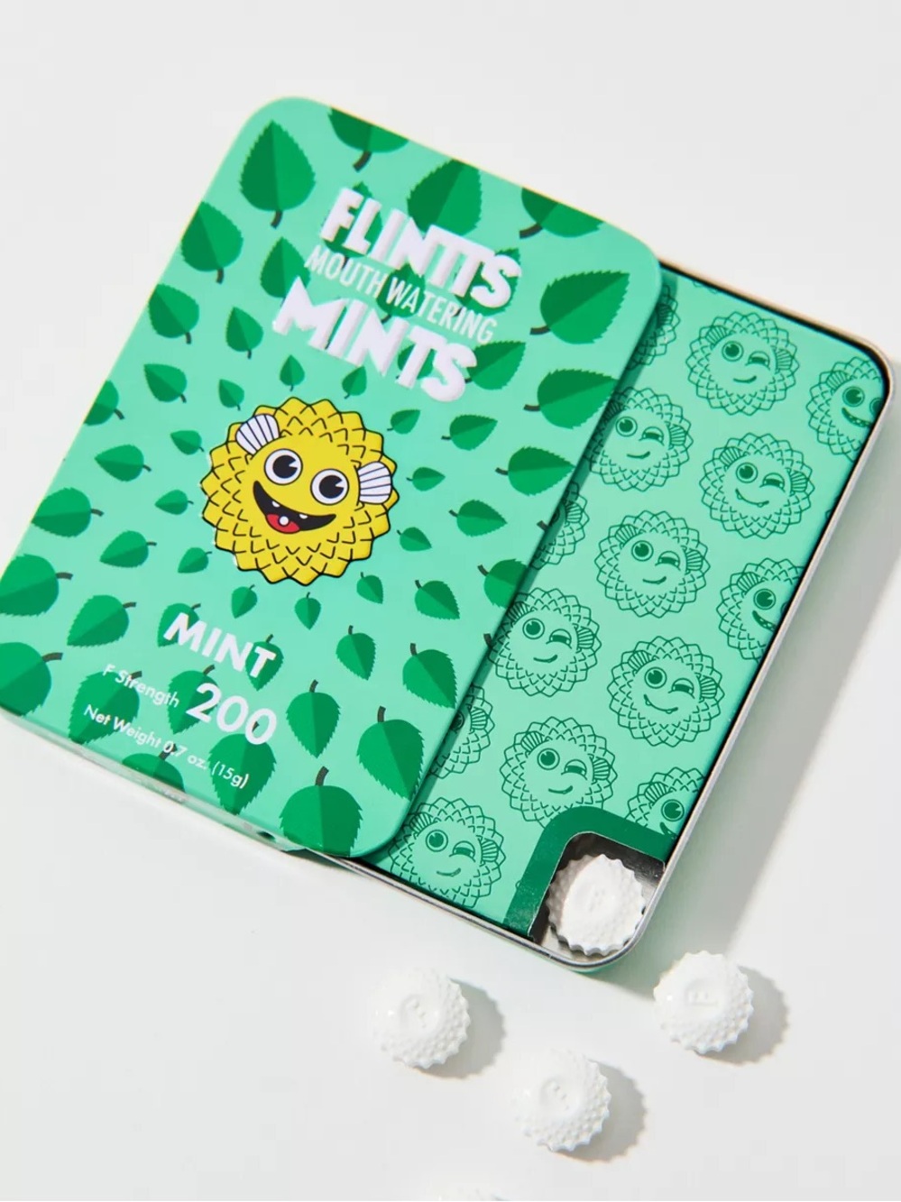 Flintts Mints - Mint (1 tin) - NEW!! As seen on TikTok    candy health beauty